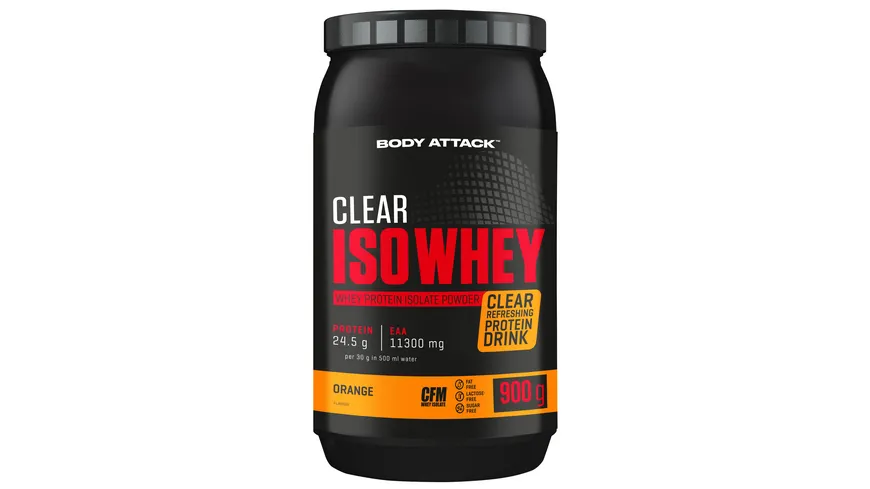 Body Attack Clear Iso Whey Orange 900 g