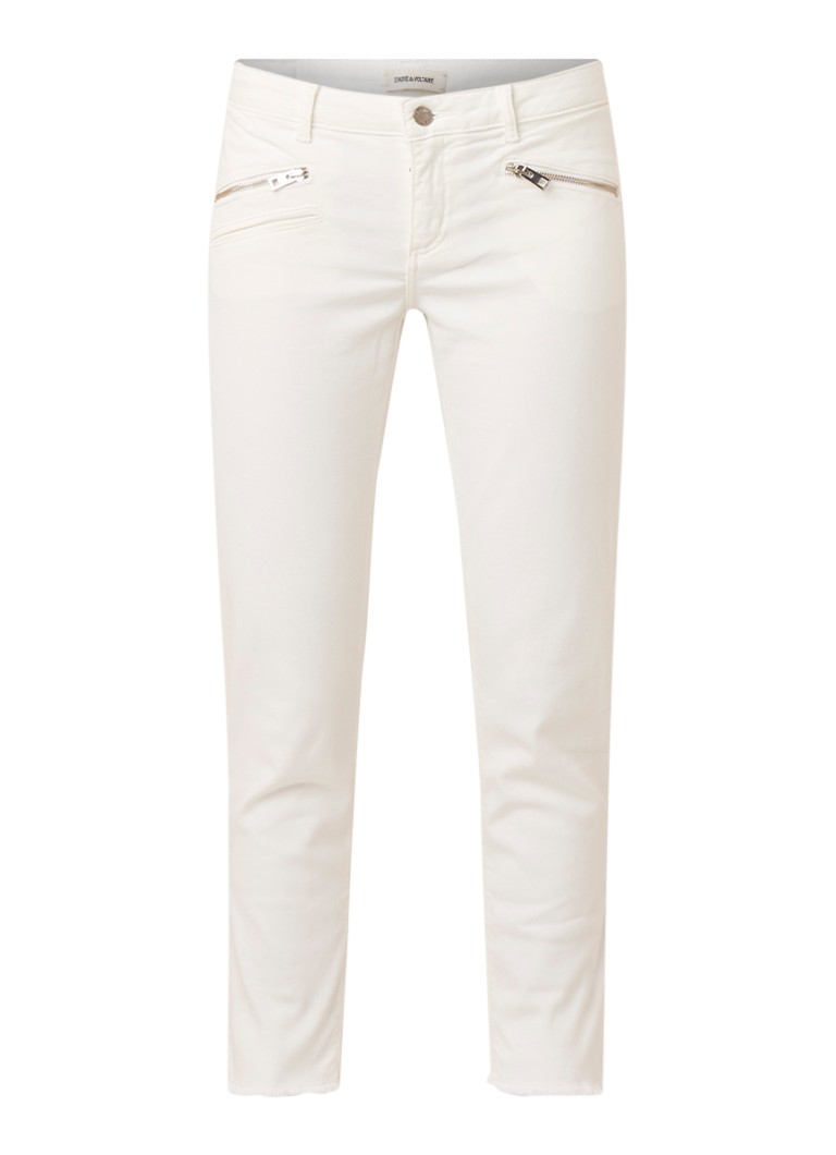 Rifľové džínsy Zadig&Voltaire Ava slim fit so zipsovými vreckami