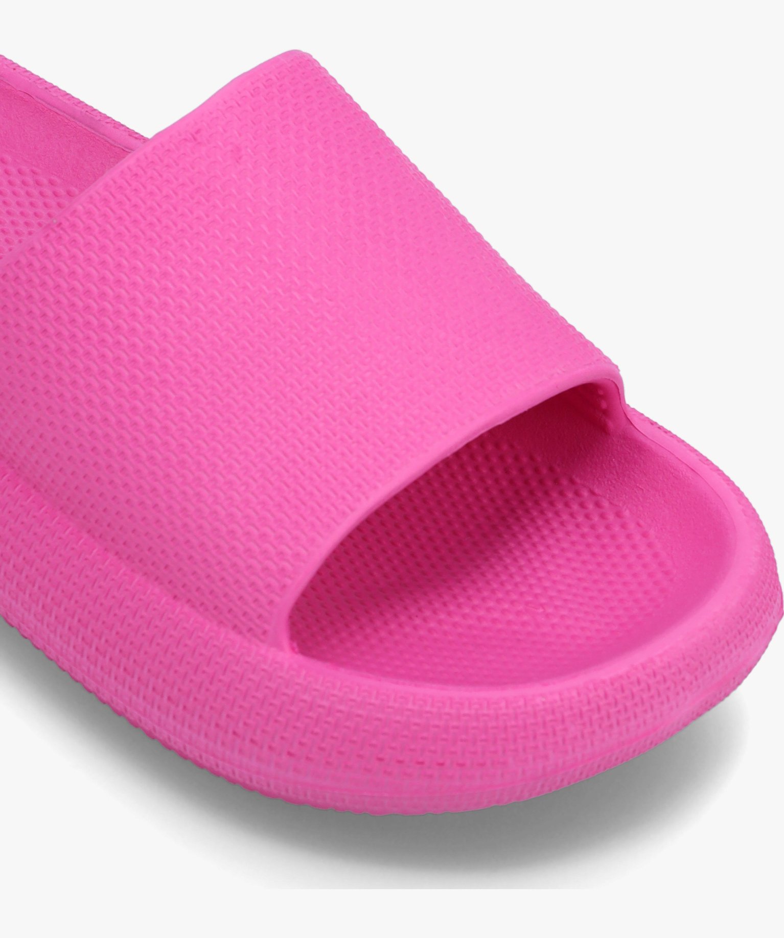 Mules de piscine femme unies à semelle plateforme fuchsia | GEMO
