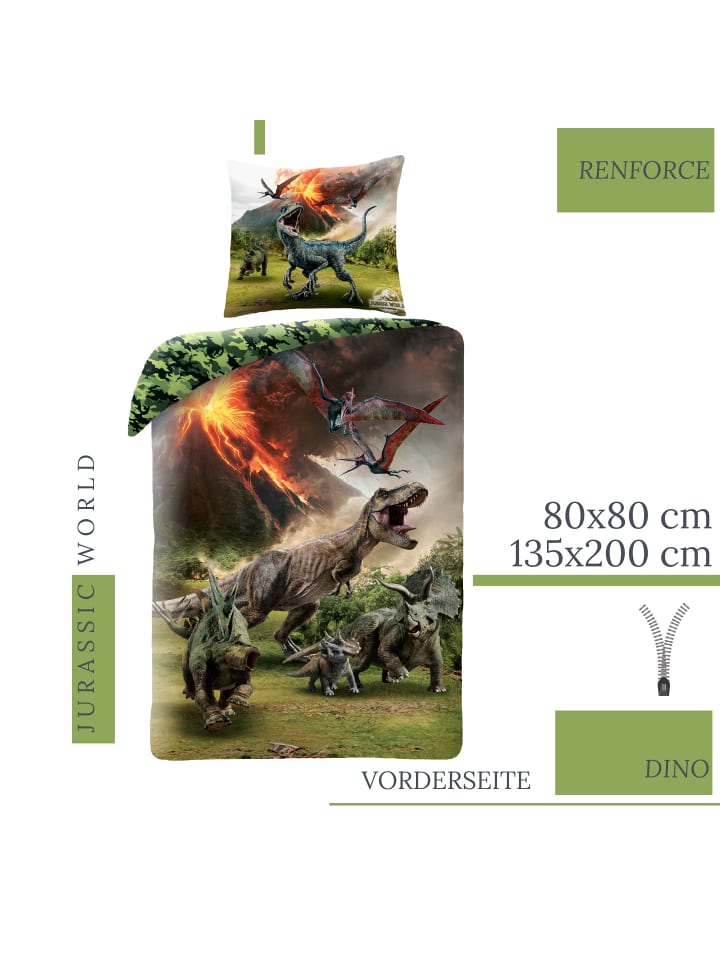 Jurassic World Bettwäsche-Set 