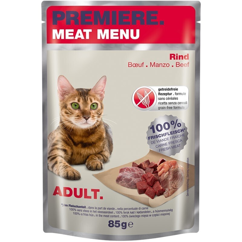 PREMIERE Nassfutter PREMIERE Meat Menu Adult Rind 48x85 g