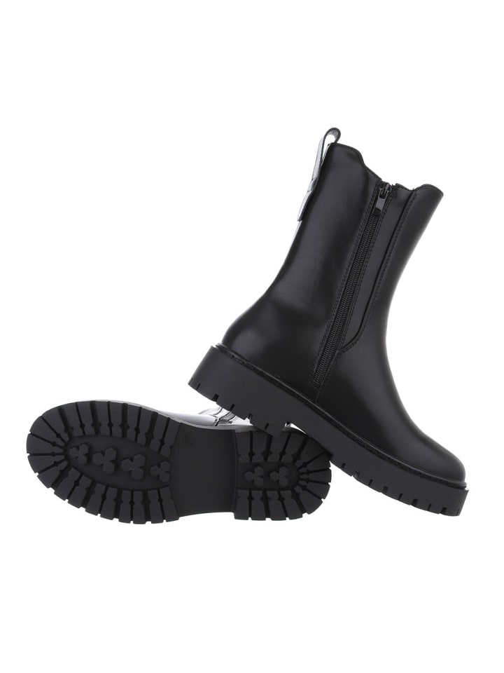 Ital-Design Stiefelette in Schwarz günstig kaufen
