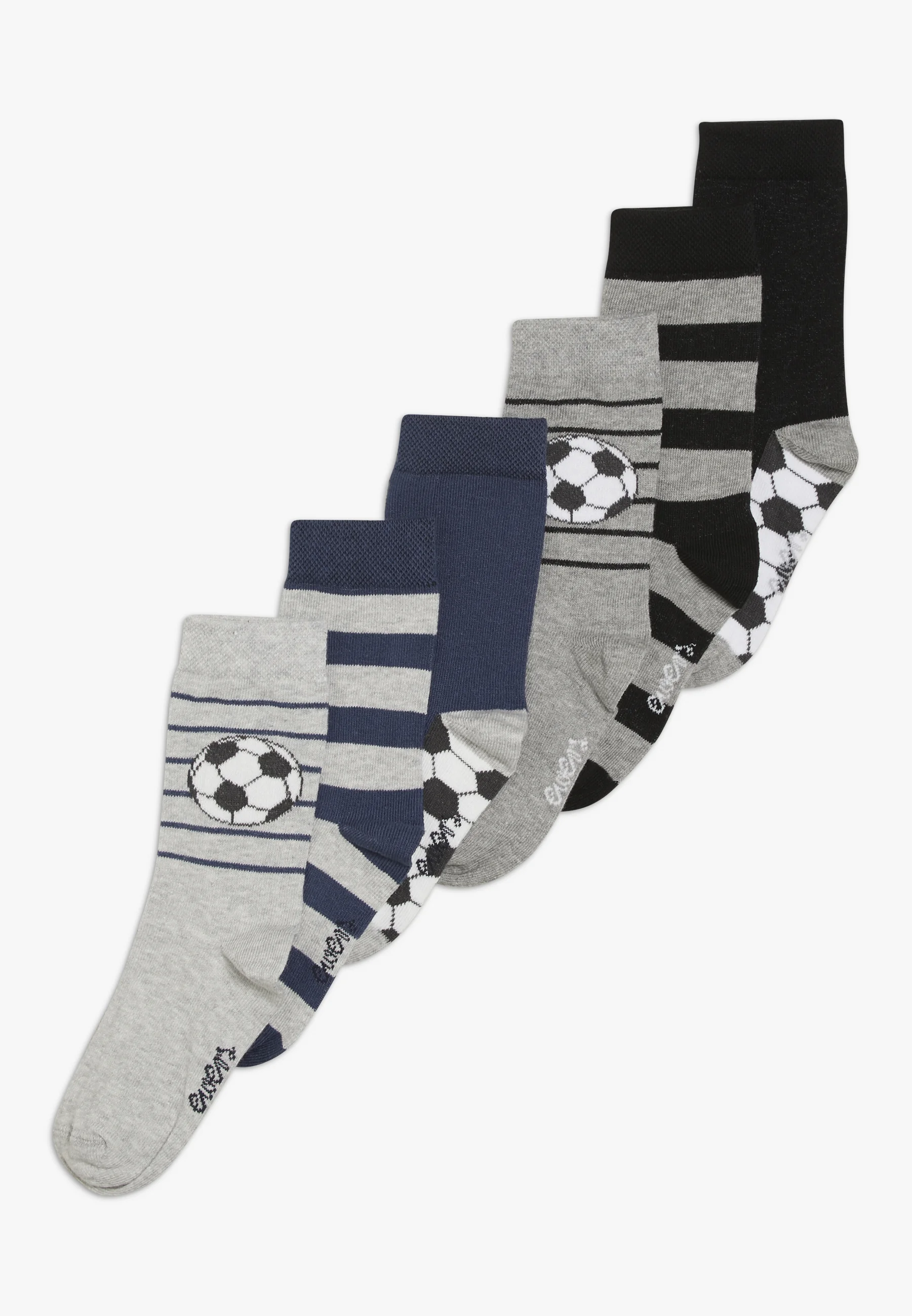 Ewers FUSSBALL RINGEL 6 PACK - Calcetines