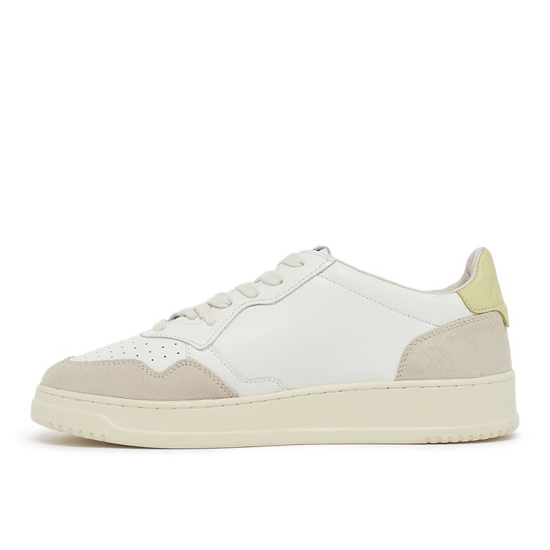 Autry Medalist Low Man LS57 leat/suede wht/lemgra