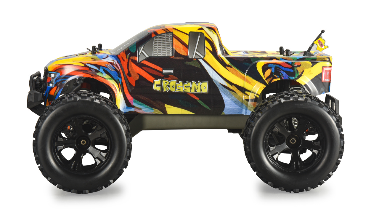 Jamara e.K. JAMARA-053130-Crossmo Monstertruck 4WD 1:10 NiMh 2,4GHz