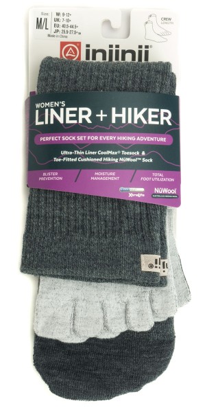 Injinji ~ Liner + Hiker ~ Grau