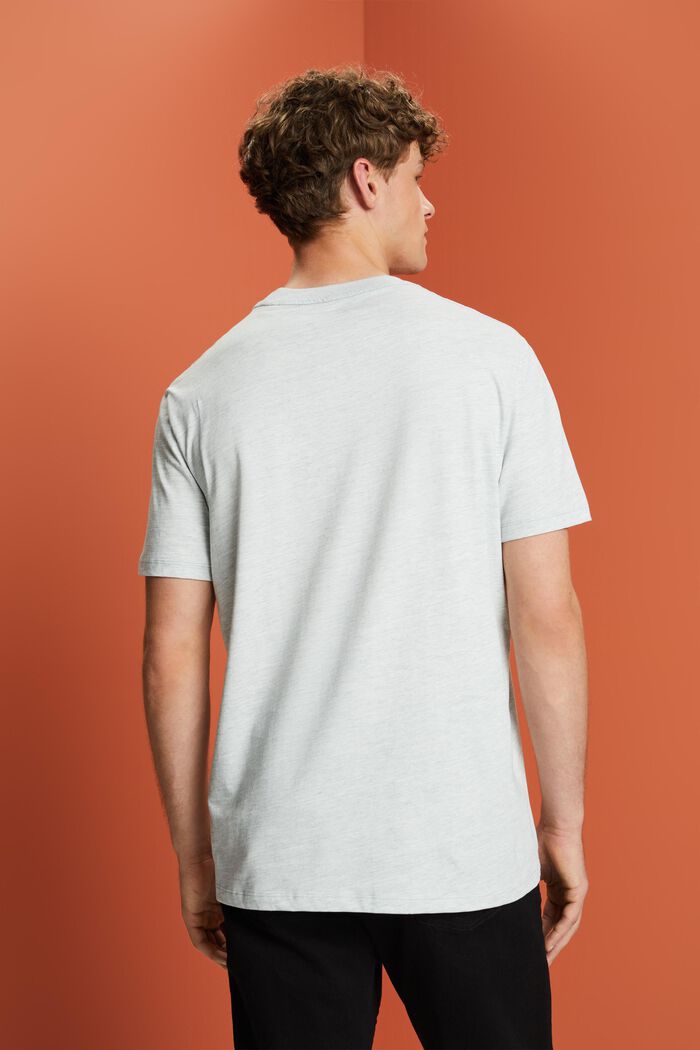 Bedrucktes Rundhals-T-Shirt aus Jersey