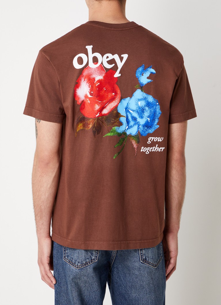 Obey Together T-shirt with logo and back print