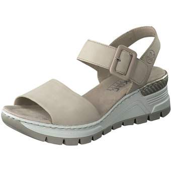 Rieker Keilsandale in beige