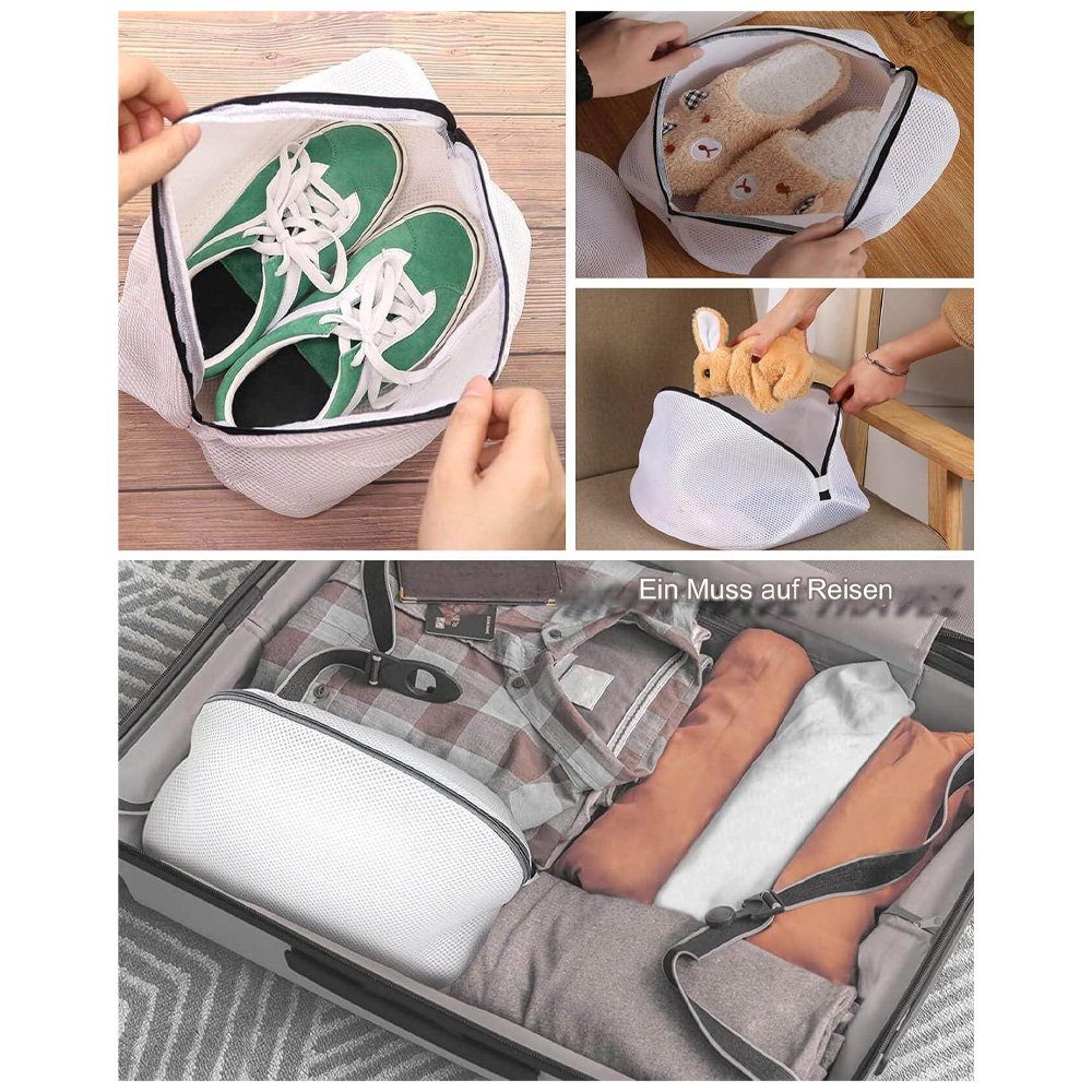 Tian Dee Wäschenetz Wäschenetz Schuhe, 2 Stück Netz Schuhsack Waschmaschine,für Sneaker