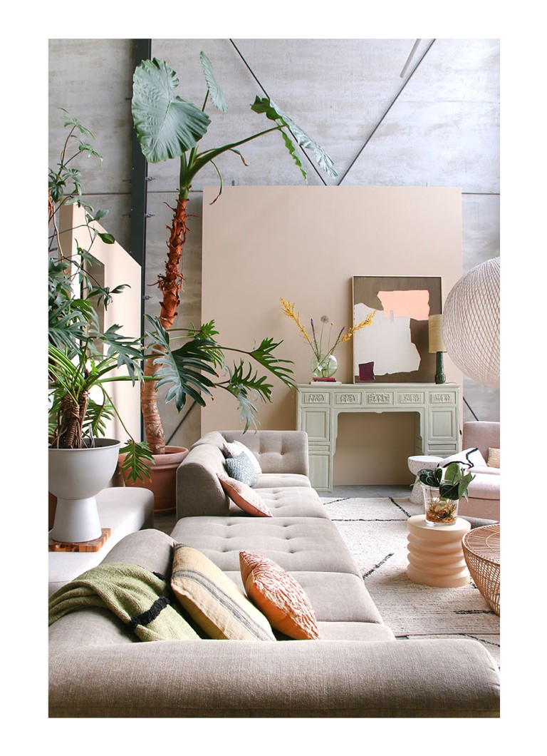 HKliving Terrazzo sidebord 35 cm