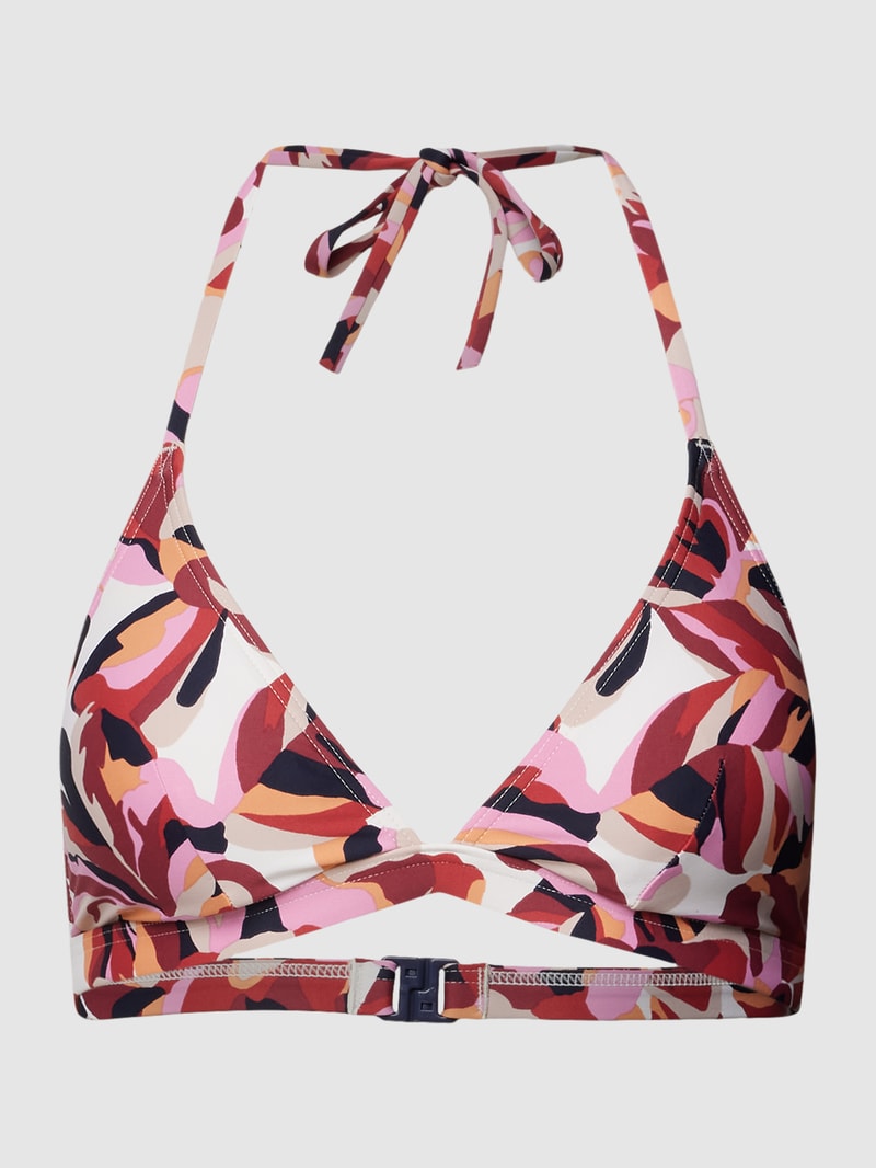 Bikini mit Allover-Muster Modell 'CARILO' in bordeaux rot