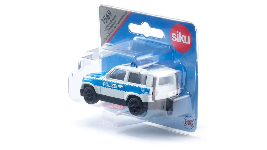 SIKU 1569 Super - LAND ROVER DEFENDER BUNDESPOLIZEI