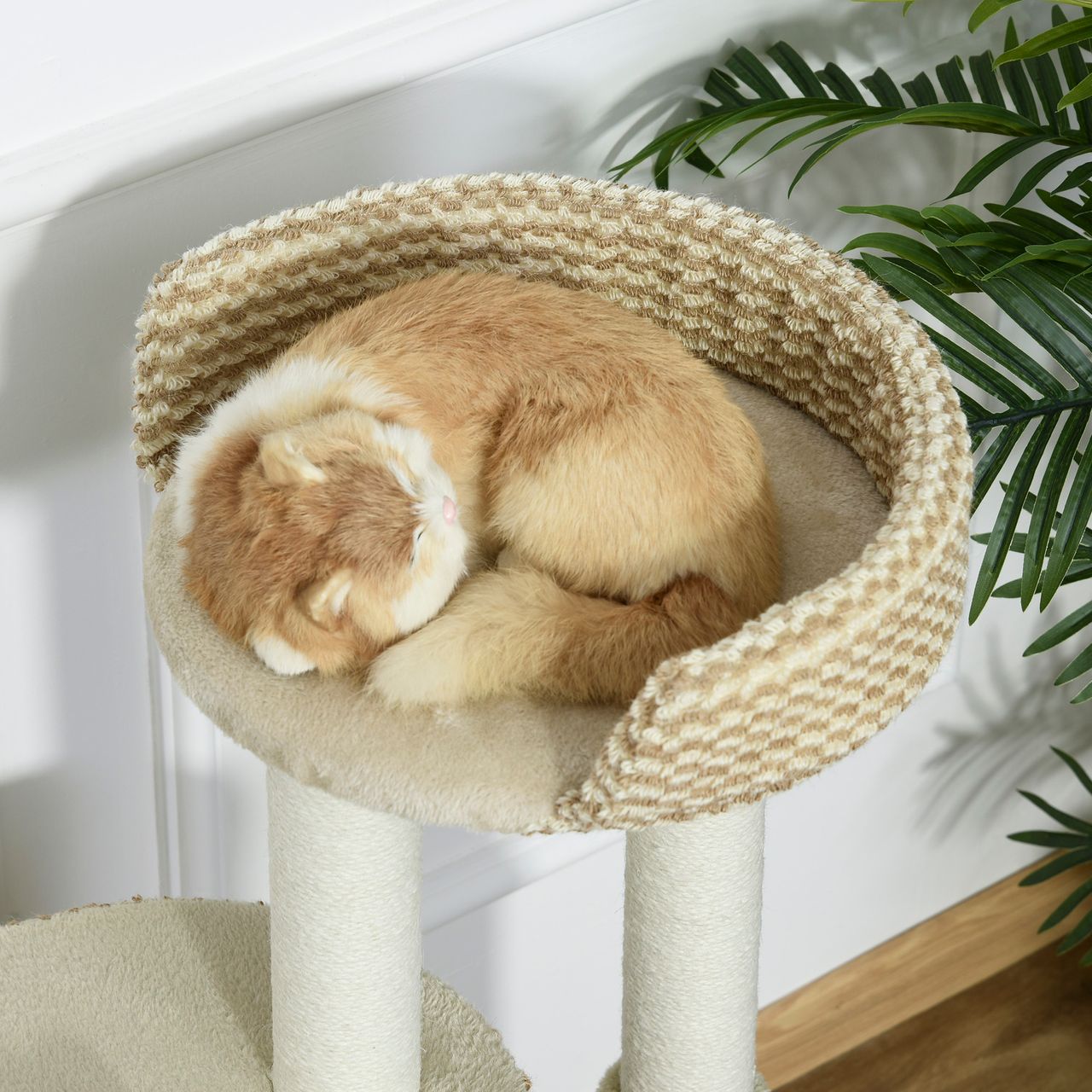PawHut Katzenbaum Kratzbaum Kletterbaum kuschelige Aussichtsplattformen