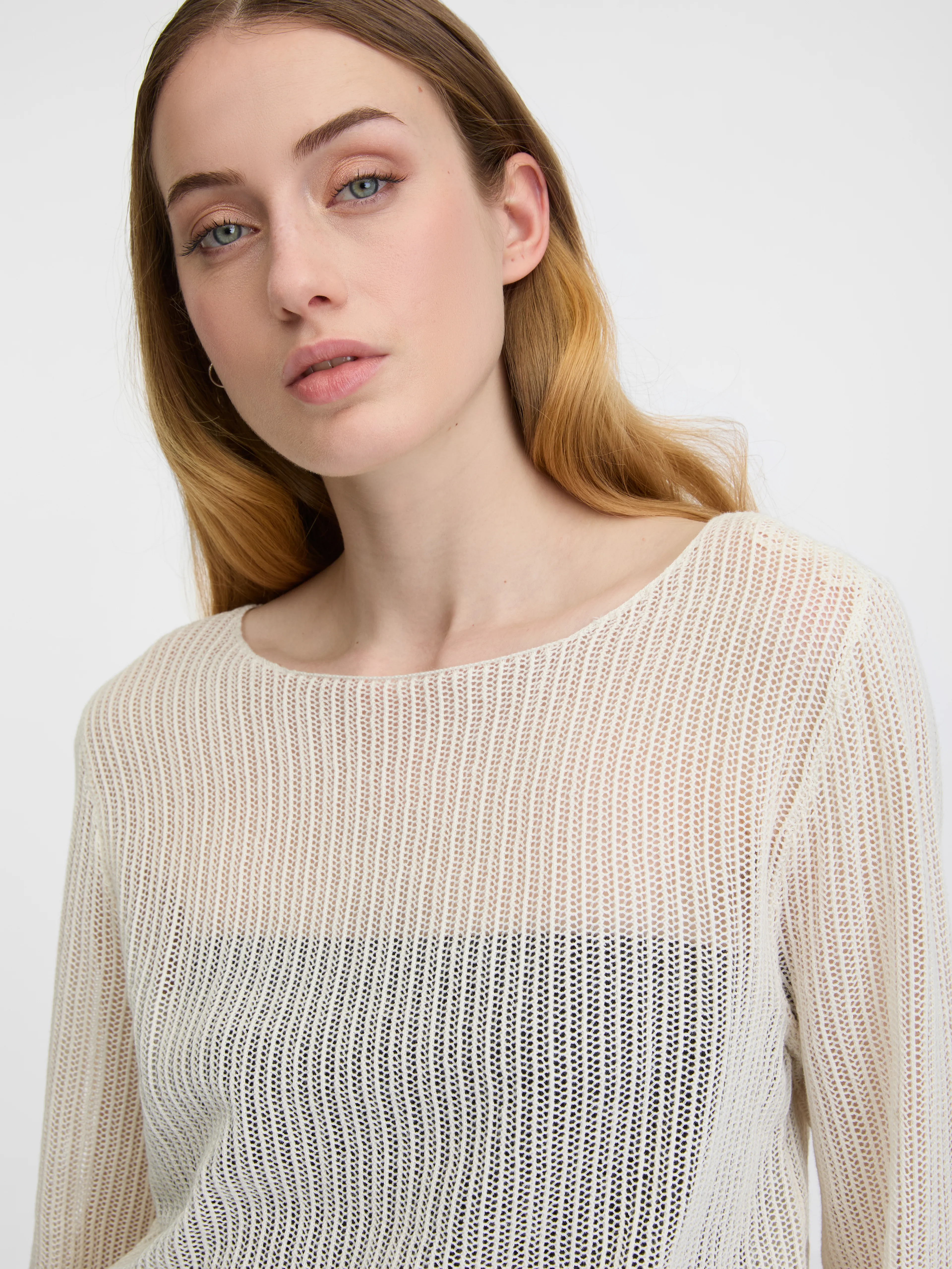 Cremefarbener Damenpullover ORSAY