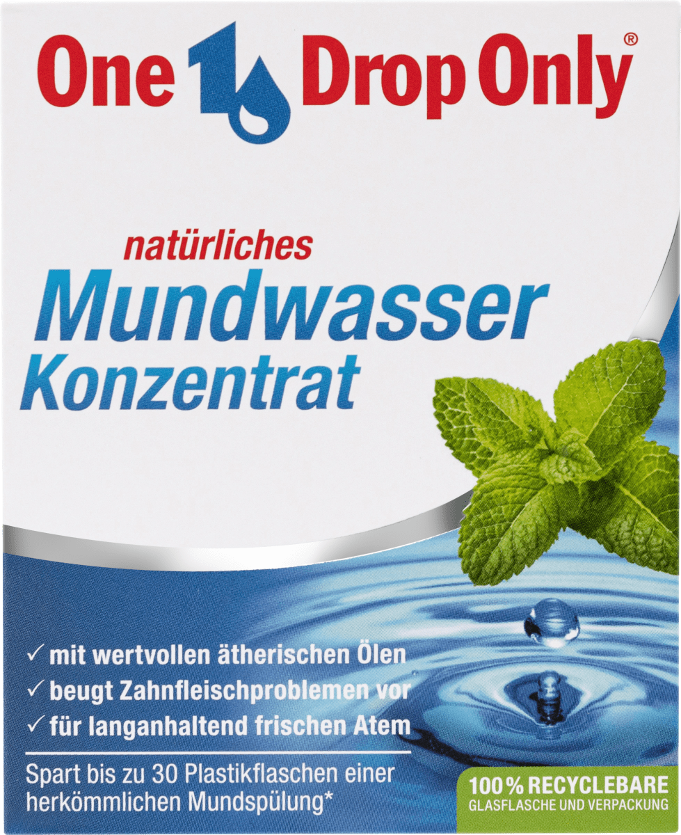 Mundwasser Konzentrat, fluoridfrei, 50 ml