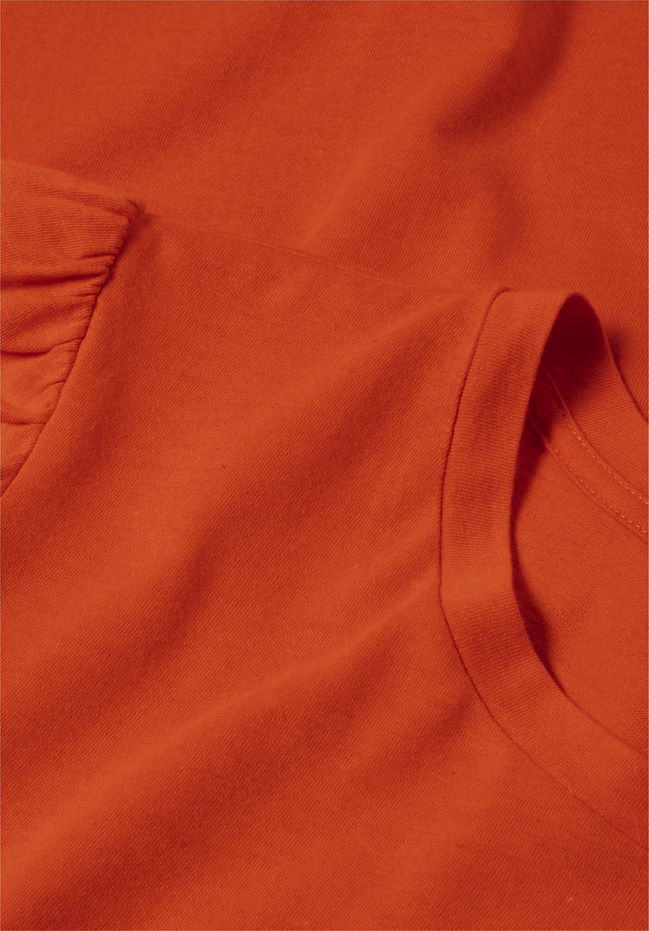 Jersey-Bluse aus Bio-Baumwolle mit Bio-Merinowolle