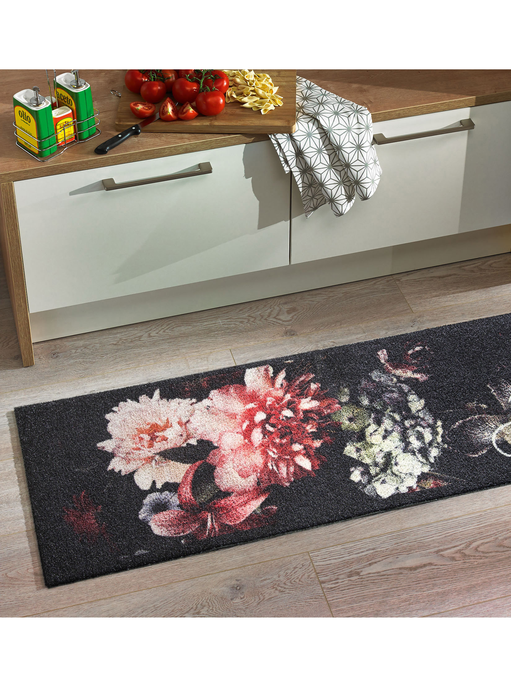 Kitchen Plus Fußmatte, Classic Flower