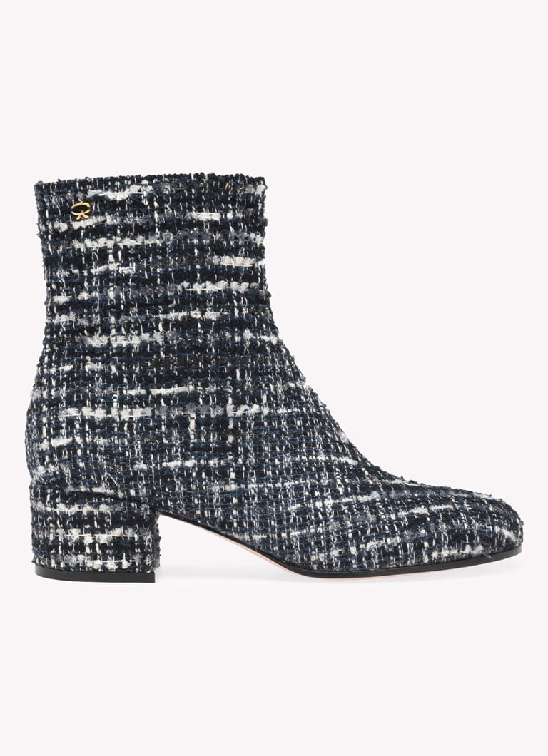Stivaletto Gianvito Rossi Joelle 45 con effetto tweed