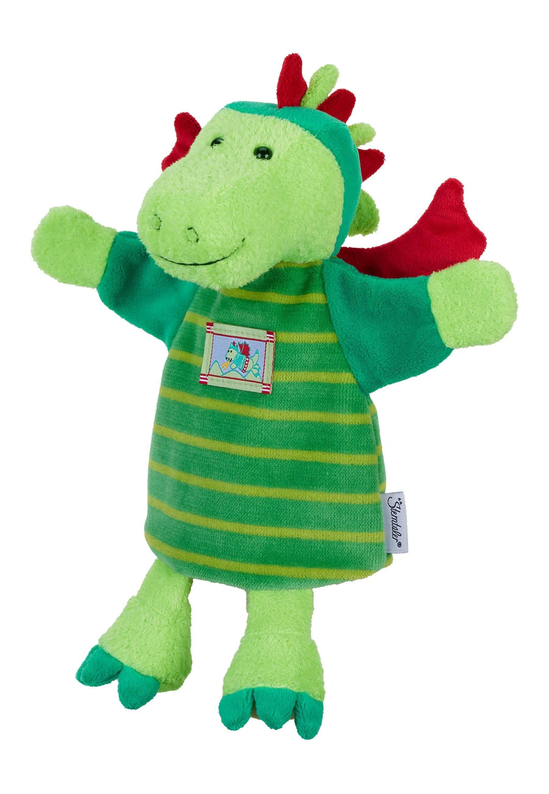 Kinder Handpuppe Drache, 24 cm