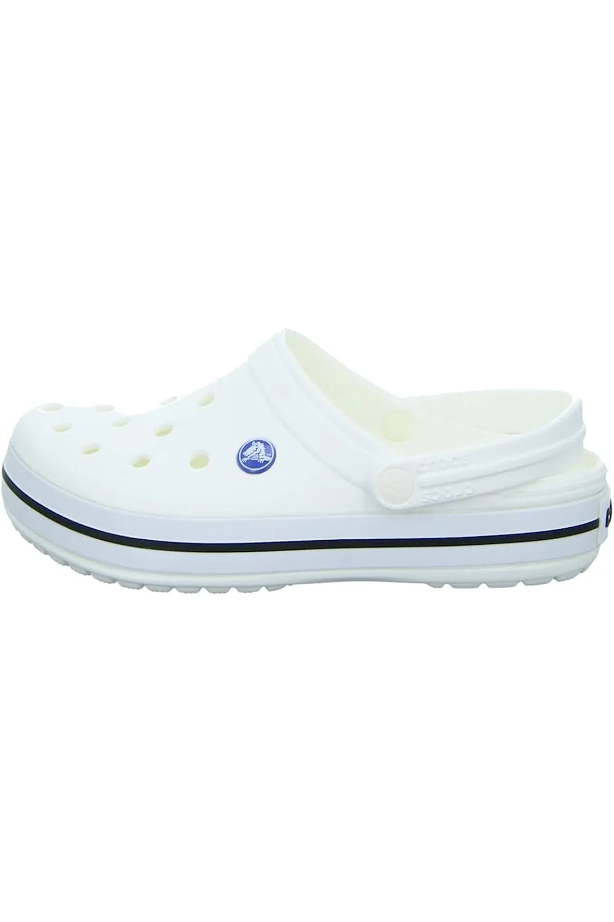 Crocs  Sandalette - Weiß - Flacher Absatz