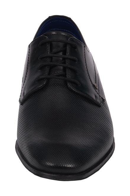 bugatti Schnürschuh mit eleganter, feiner Prägung