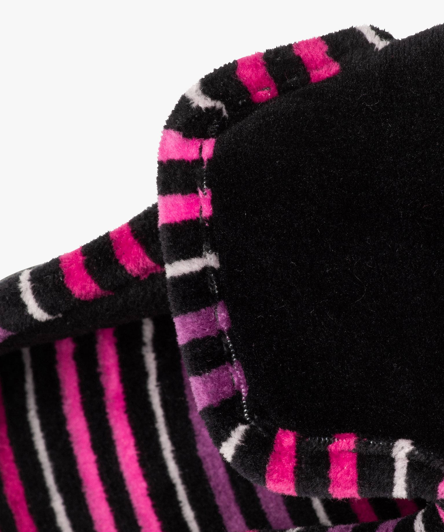 Pantoufles femme mules à talon en velours - Isotoner noir | GEMO