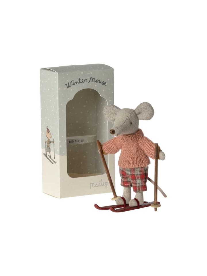 Maileg Wintermaus mit Ski Große Schwester 13 cm günstig kaufen onesize
