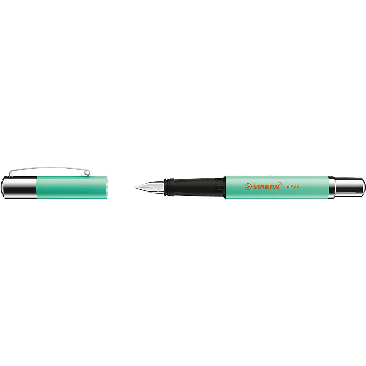Füller beFab! Uni Colors Minty Green Rechts-/Linkshänder, inkl. 3 Patronen