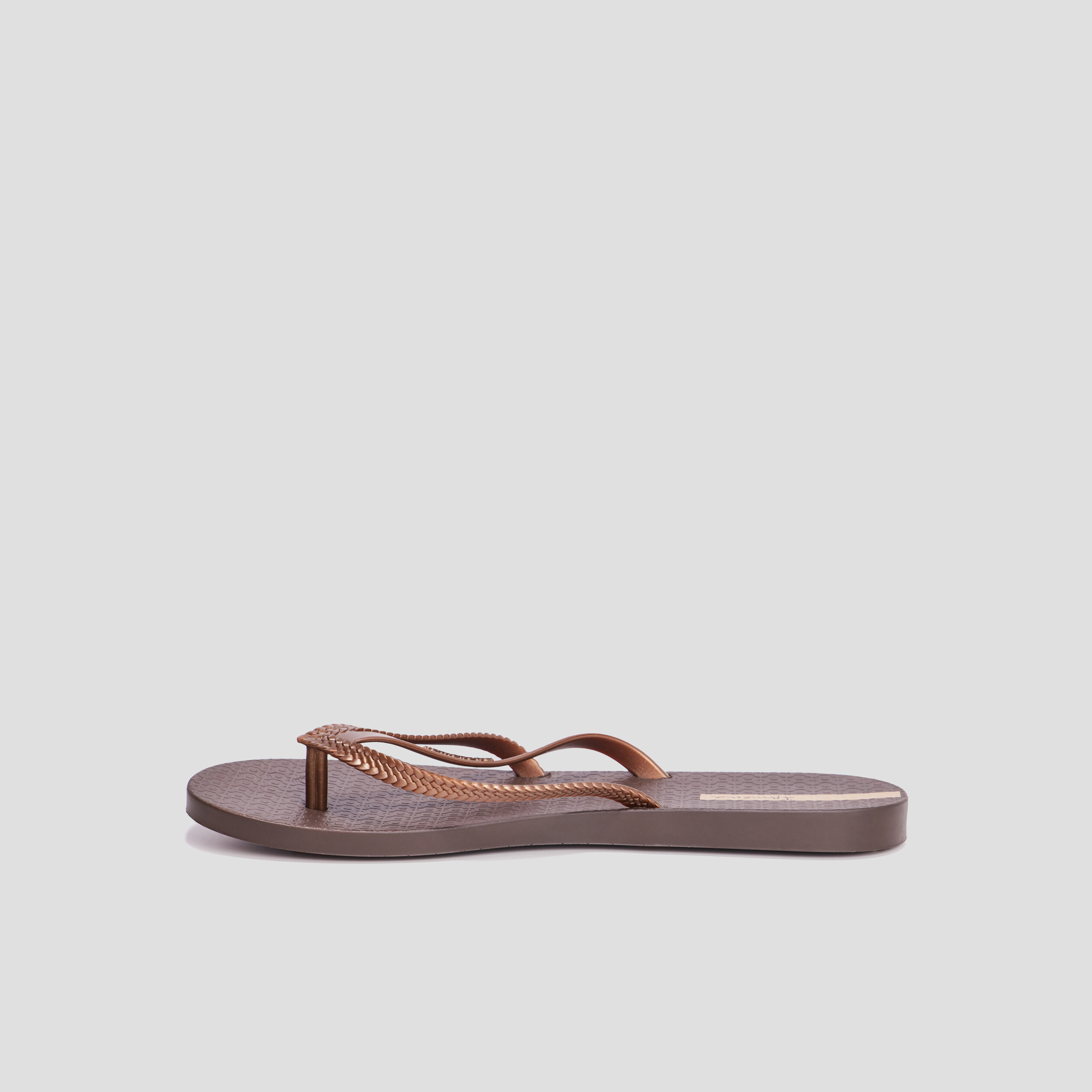 Tongs double bride Ipanema marron femme | La Halle