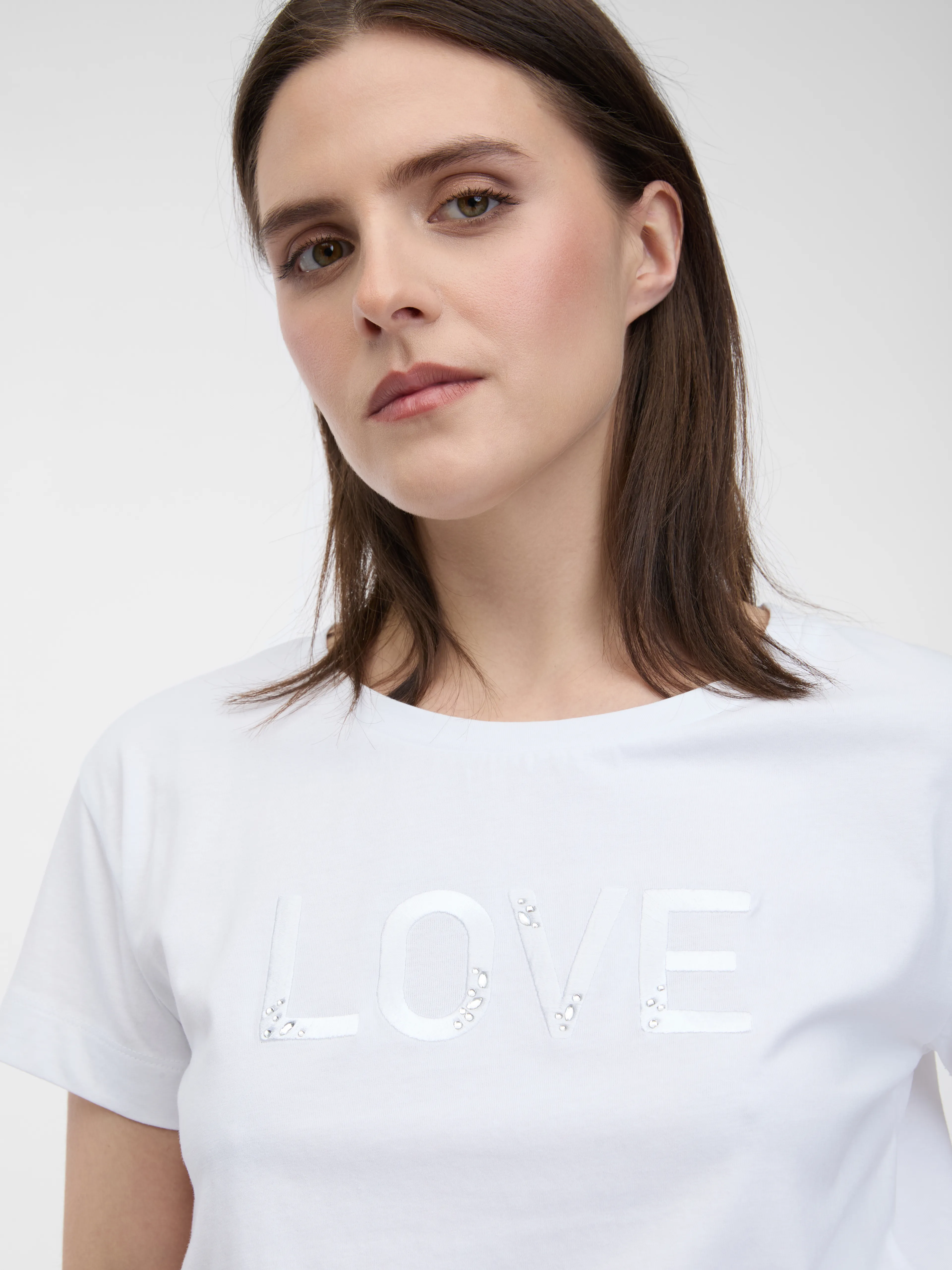Weißes Damen-T-Shirt ORSAY