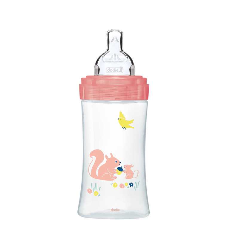 Lot de 2 biberons 0-6 mois anti colique 270 ml Dodie