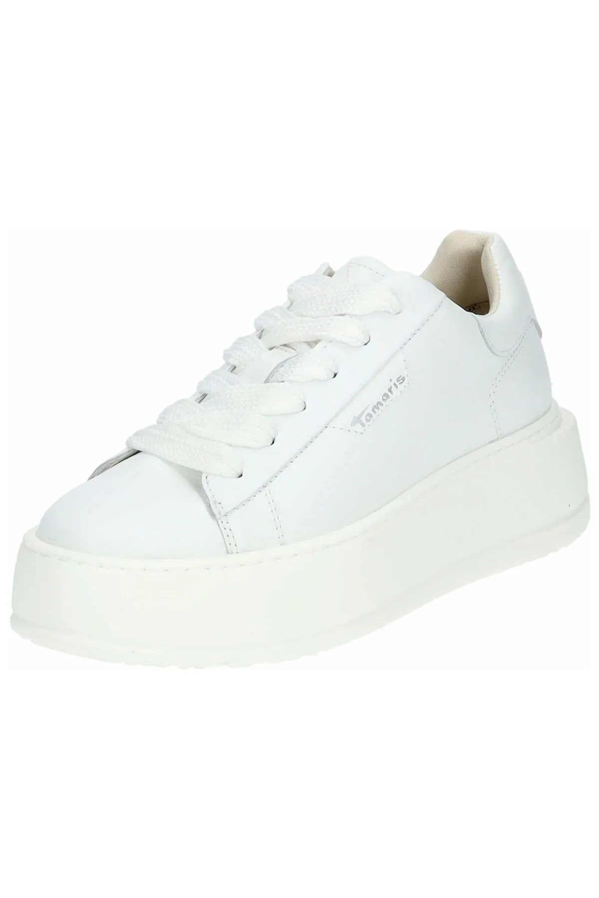 Tamaris  Sneaker - Weiß - Flacher Absatz