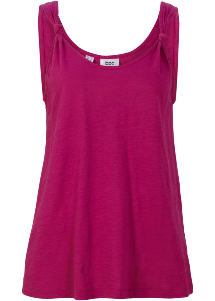 Baumwoll Top mit Knotendetails