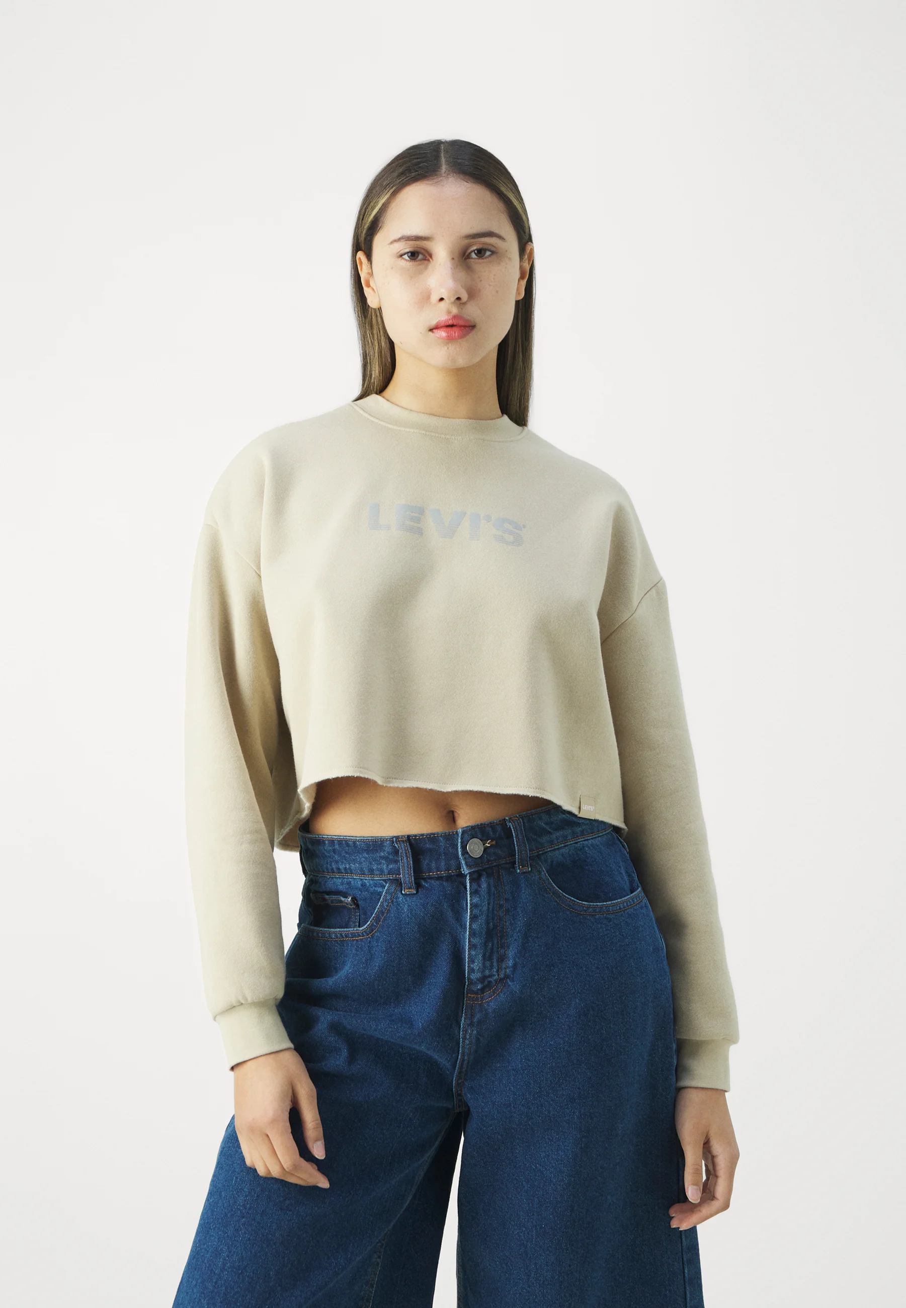 Levi's® HAILIE RAW CUT CREW - Sudadera