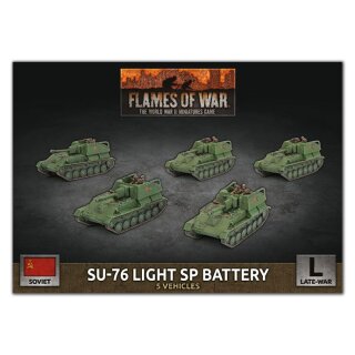 SU-76 Light SP Battery (x5 Plastic)