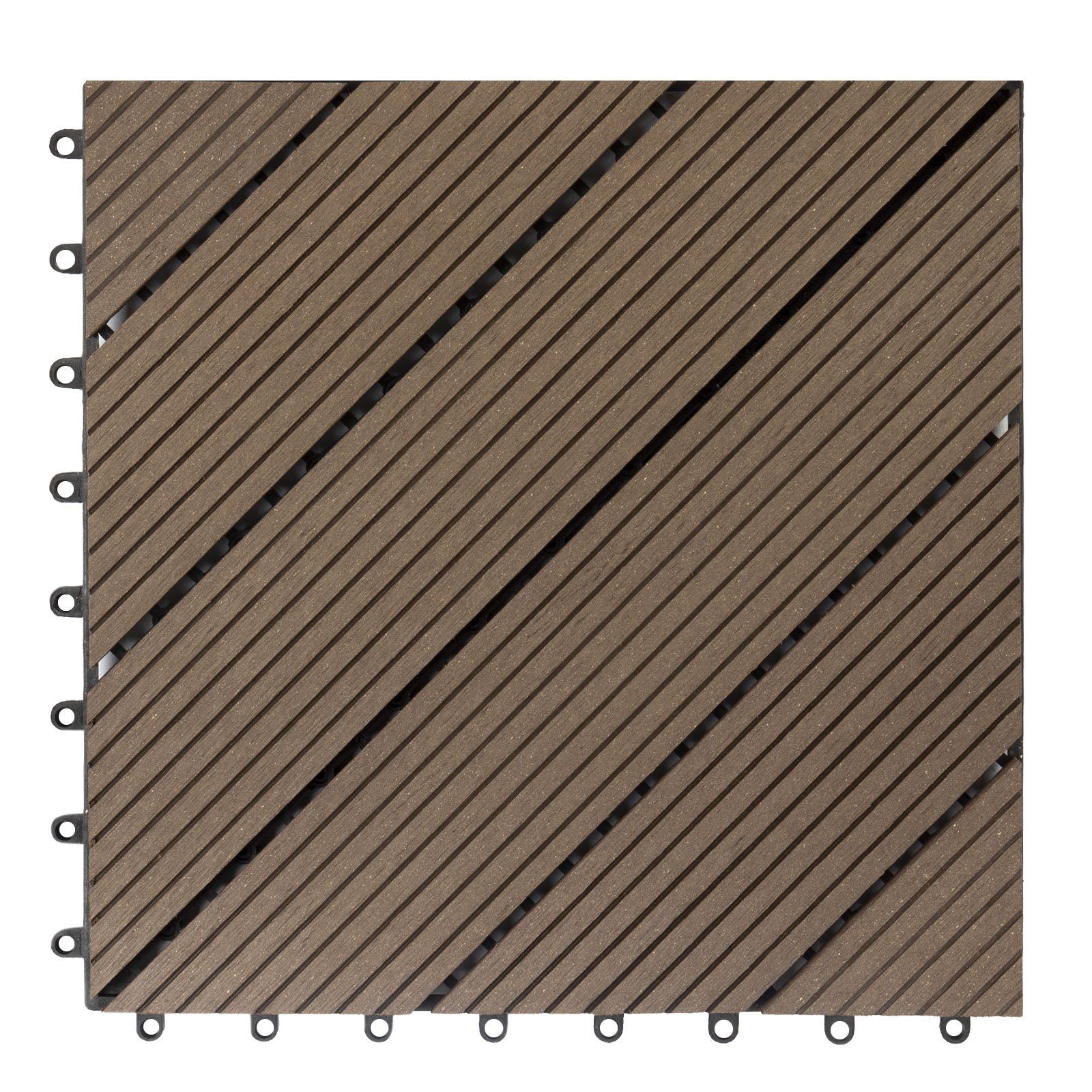Karat Klickfliese Classic, Bodenfliese, Holzdielenoptik, 30 x 30 cm, Holzfliese, 1 St., Klicksystem