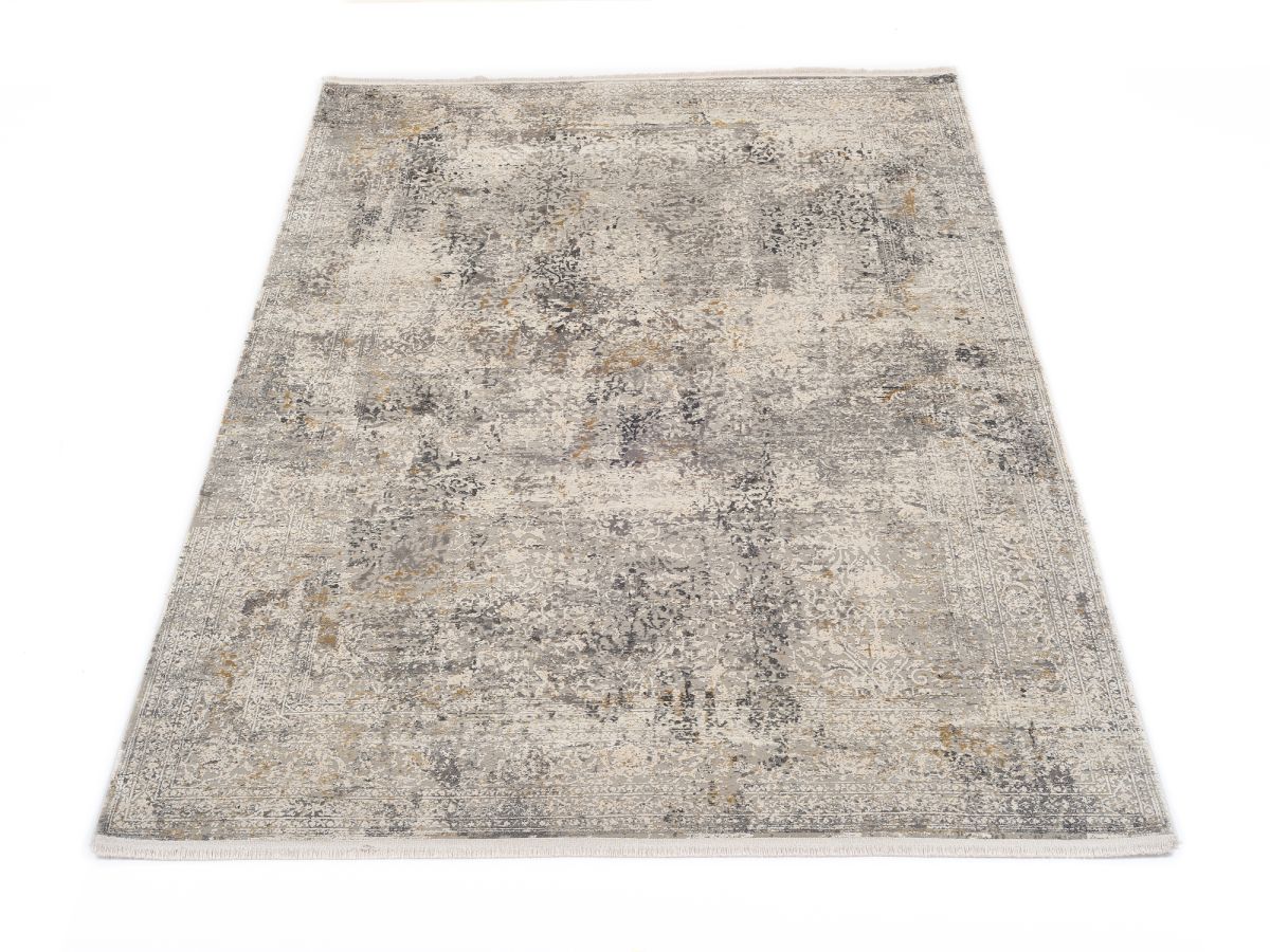 Webteppich Versailles Grau-Mix 67 x 130 cm