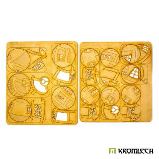 Caste Enclaves 50 mm Round Base Toppers (47mm) (5)