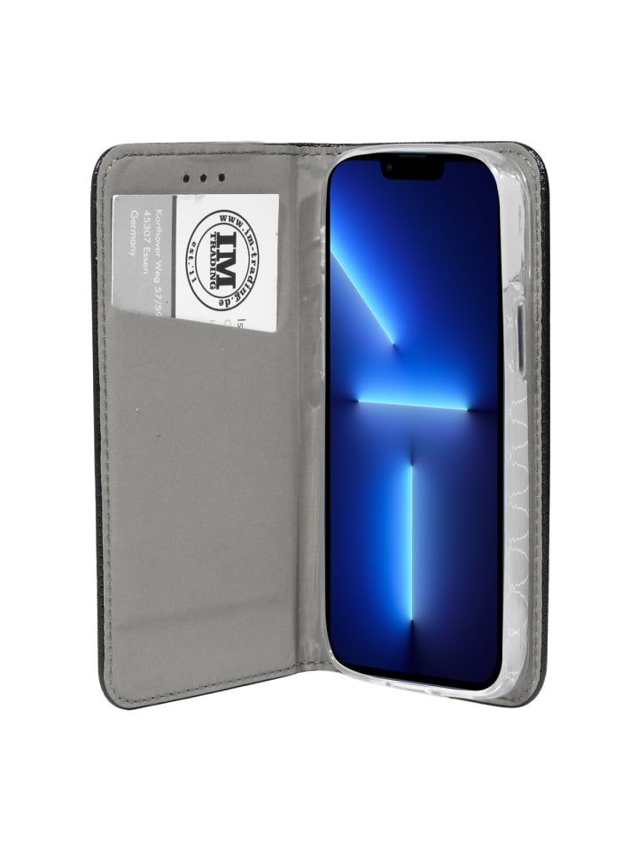 COFI 1453 Smart Magnet Tasche Hülle Flip Cover in Schwarz günstig kaufen S