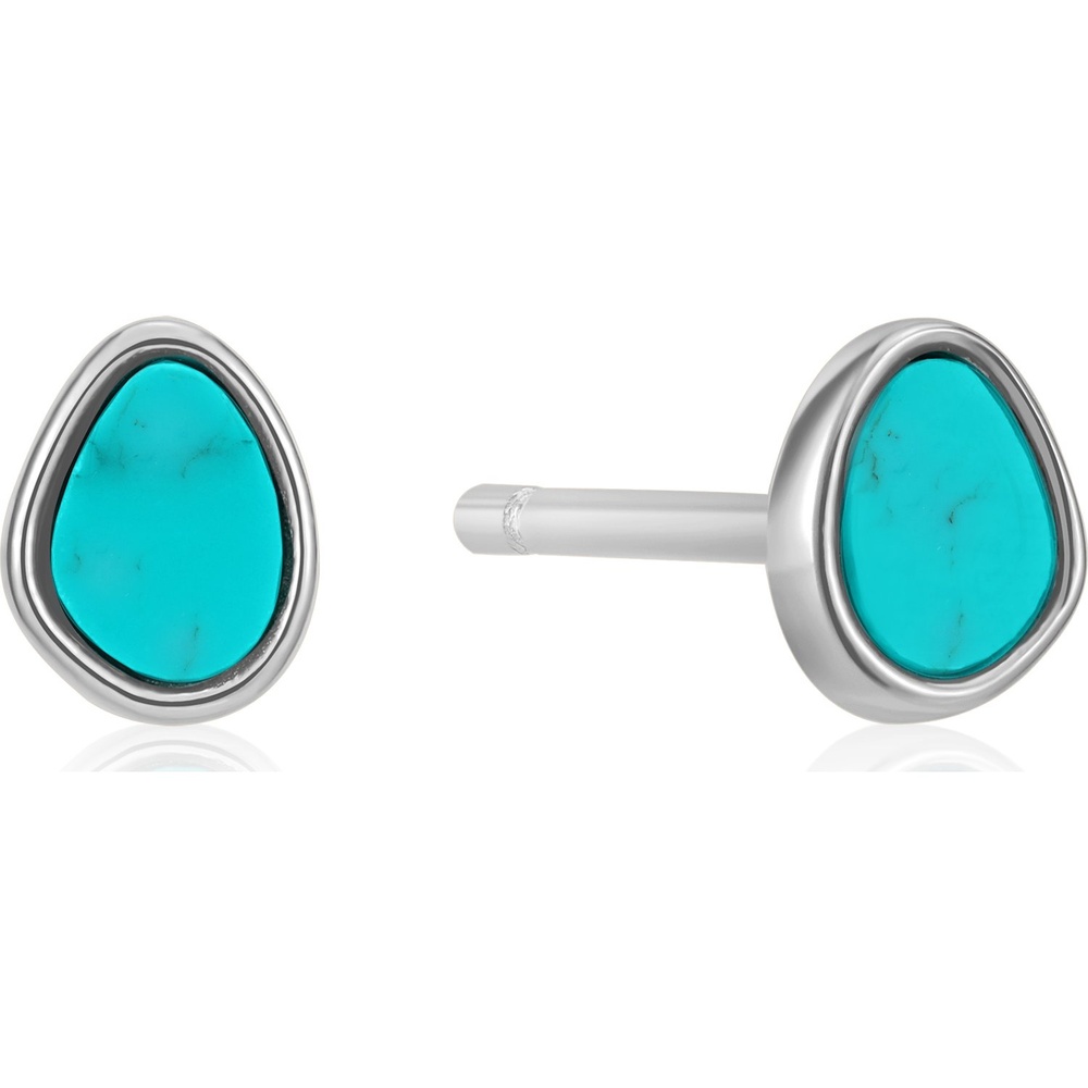 Ania Haie Boucles d'oreilles à fermoir à poussette 925 Argent Boucles d'oreilles