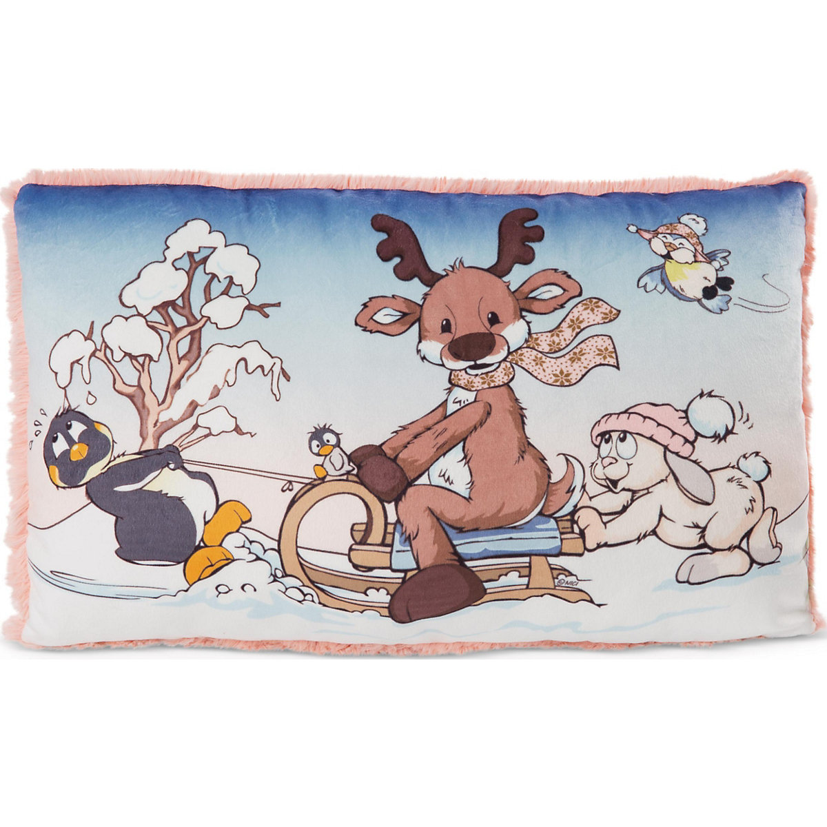 Kissen Winter Friends 2022, rechteckig, 43 x 25 cm (48333)
