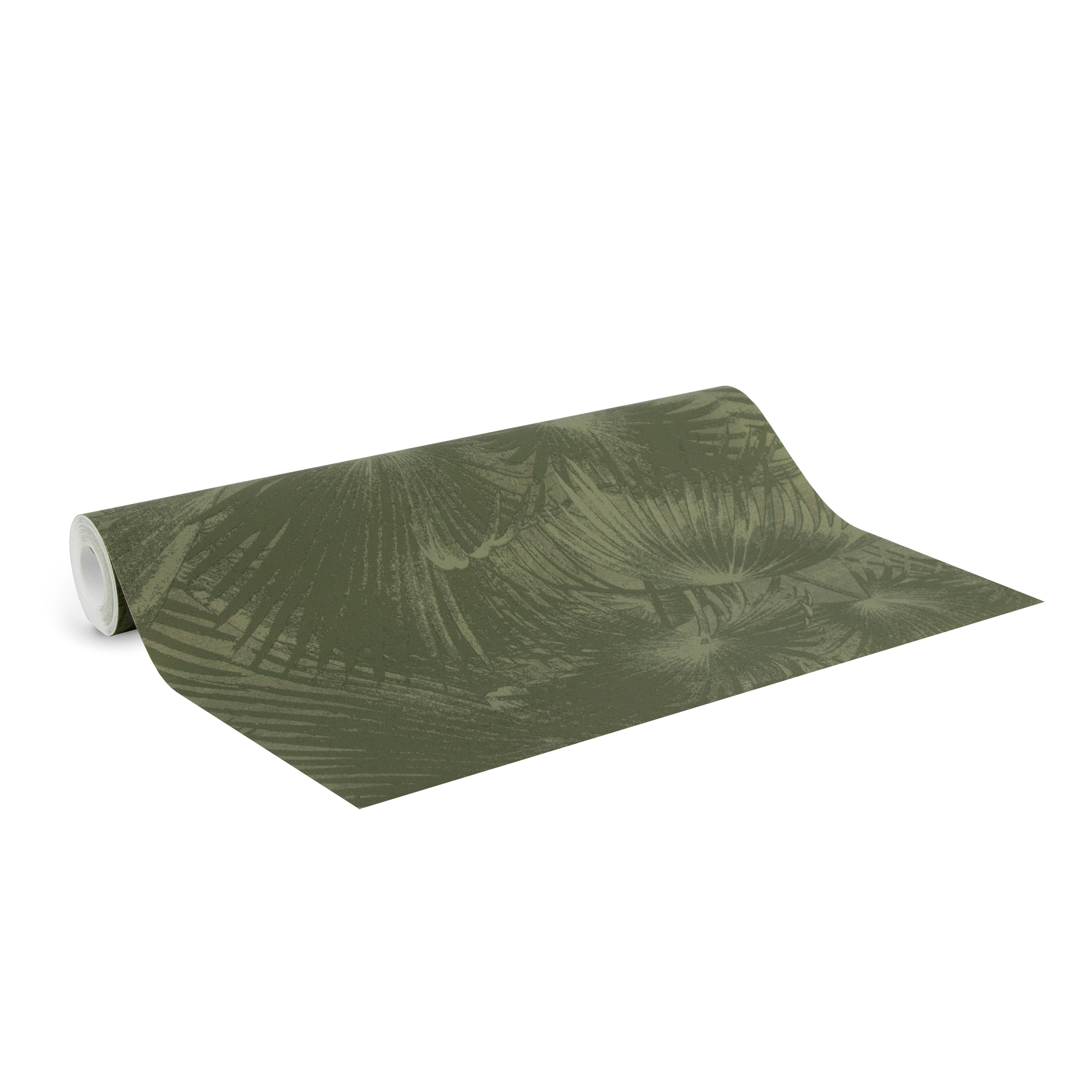 LOOKS by Wolfgang Joop Vliestapete Palm Fan Green, texturiert, botanisch, (1 St), 10mx52cm