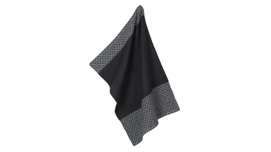 kela Geschirrtuch Gianna Streifenmuster 70 x 50 cm grau