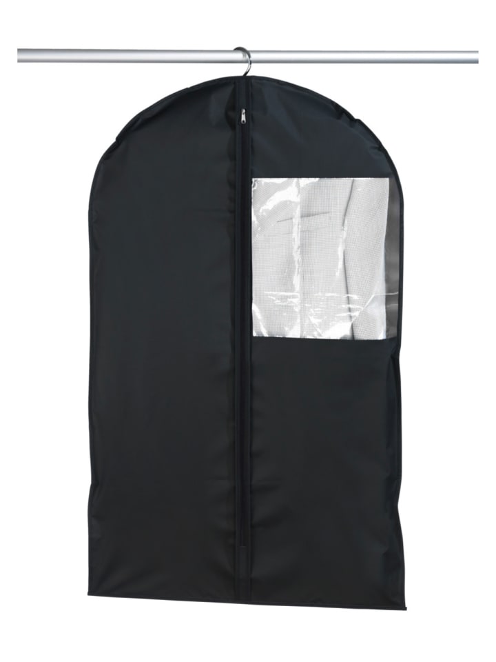 Wenko Kleidersack Deep Black 3-teiliges Set, Kleidersack Mod. Deep Black 3-teiliges Set in Schwarz günstig kaufen onesize