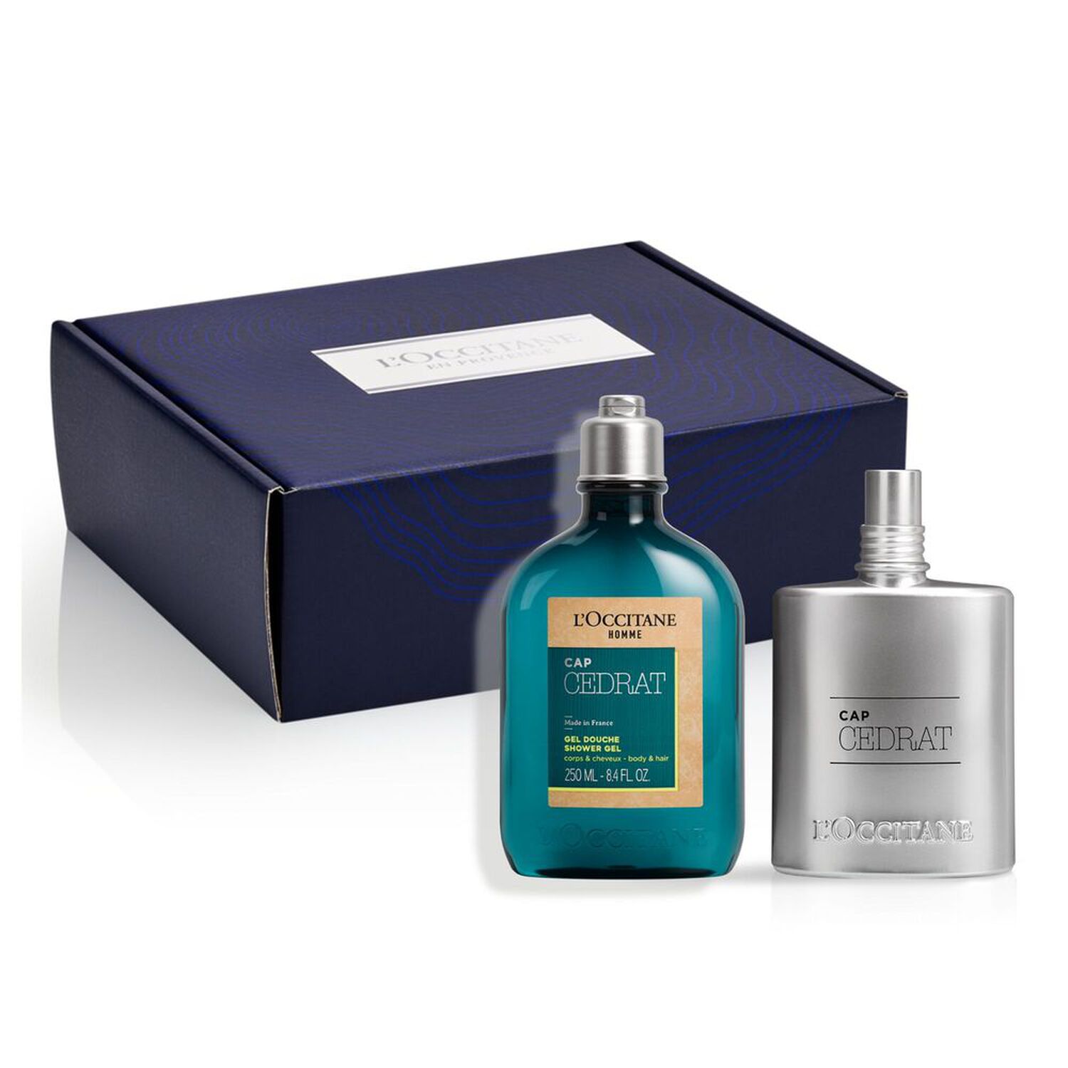 l'occitane Cap Cédrat Coffret Eau de Toilette 75 ml + Gel Douche Cap 250 ml