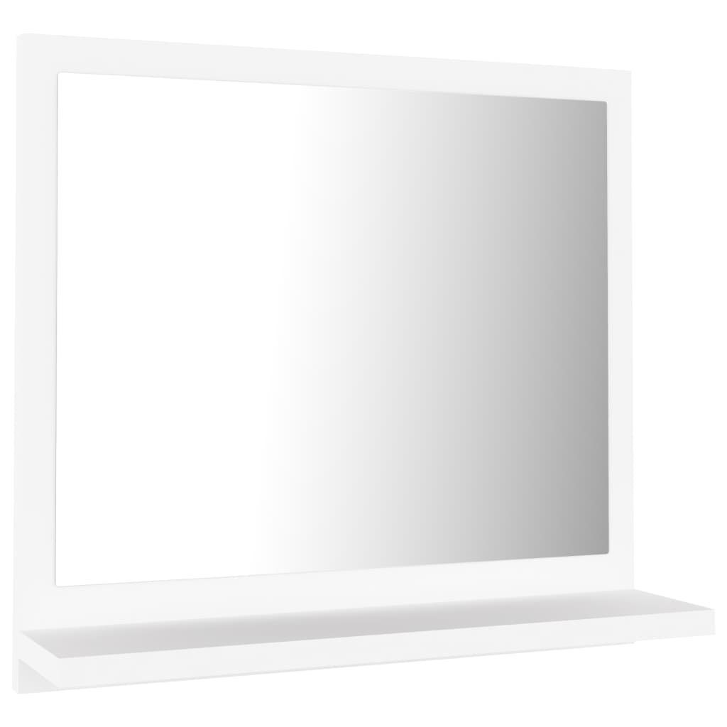 vidaXL Badezimmerspiegelschrank Badspiegel Weiß 40x10,5x37 cm Holzwerkstoff (1-St)