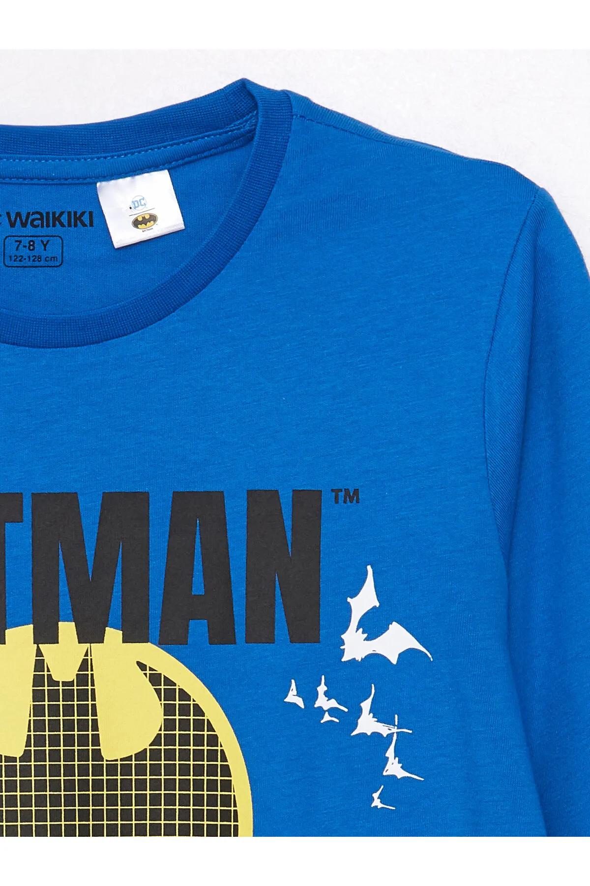 LC Waikiki  Jungen-Pyjama-Set mit Rundhalsausschnitt und Batman-Aufdruck, langärmlig