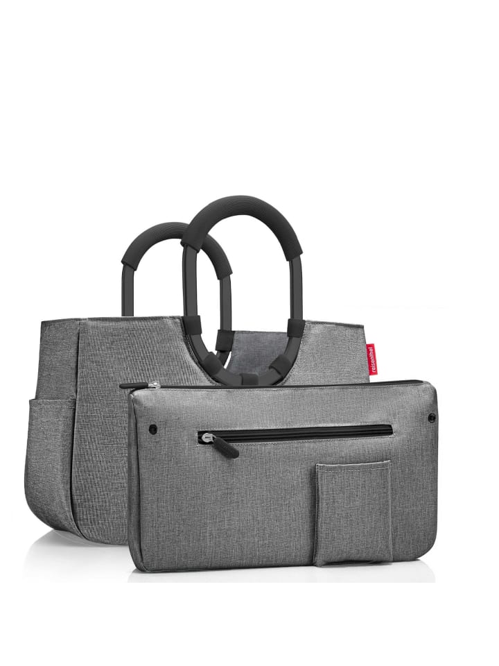 Reisenthel loopshopper M / Shopper 40 cm (frame raffia black) in frame twist silver günstig kaufen onesize