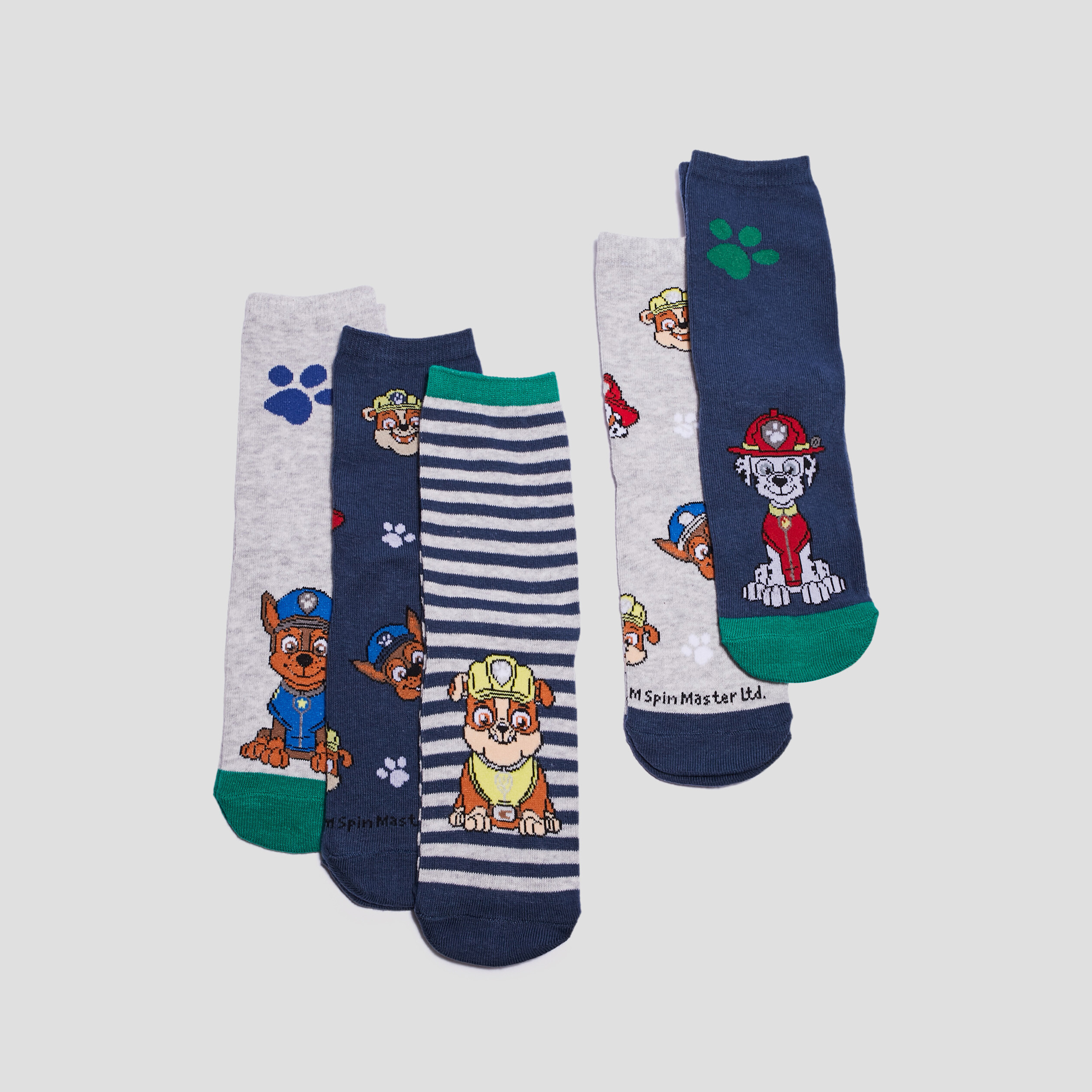 Lot 5 chaussettes Paw Patrol multicolore garçon | La Halle